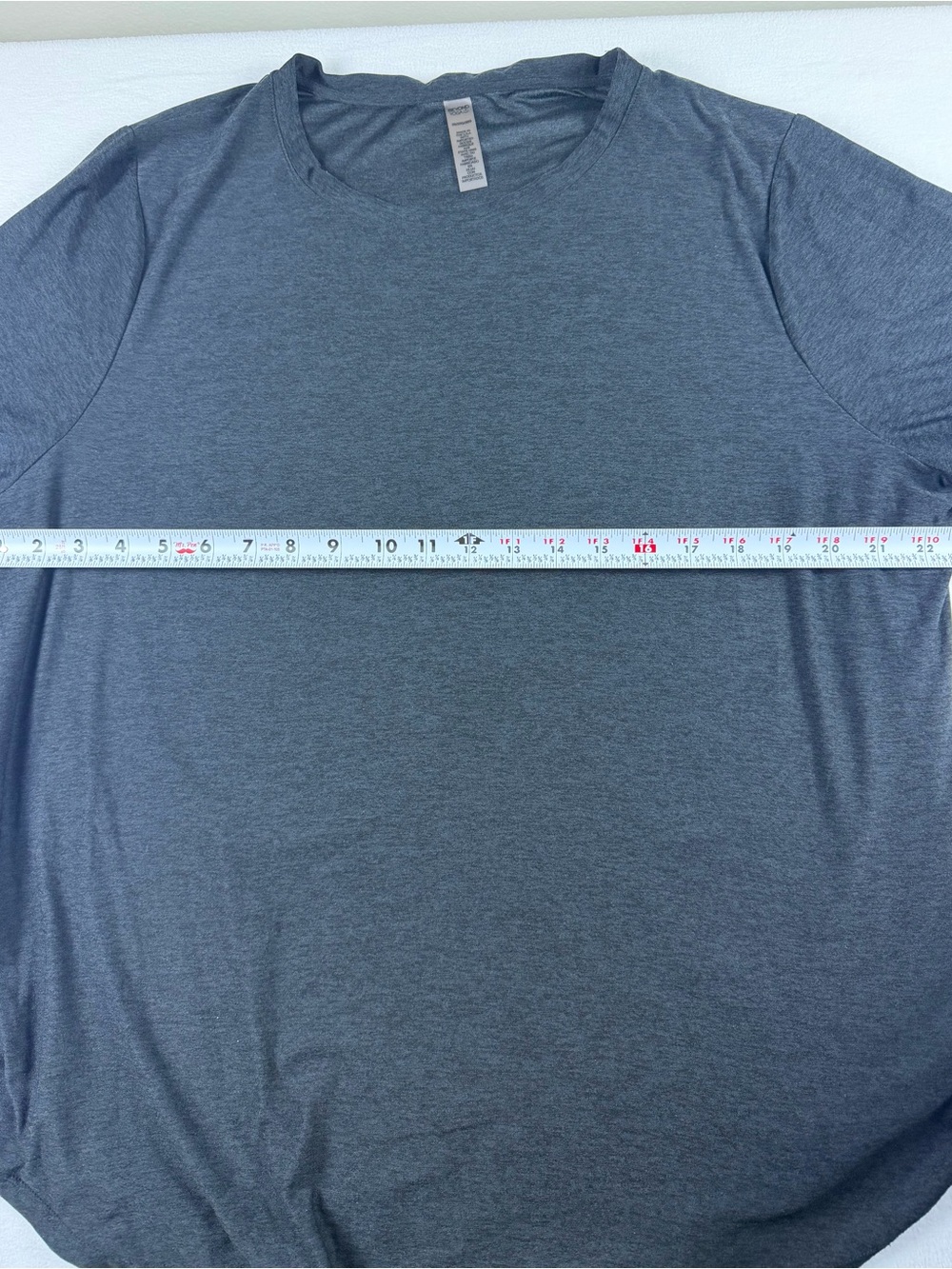 BEYOND YOGA Blue Gray Short Sleeve Active Tee T-Shirt Top Size 2X Plus - Picture 4 of 7